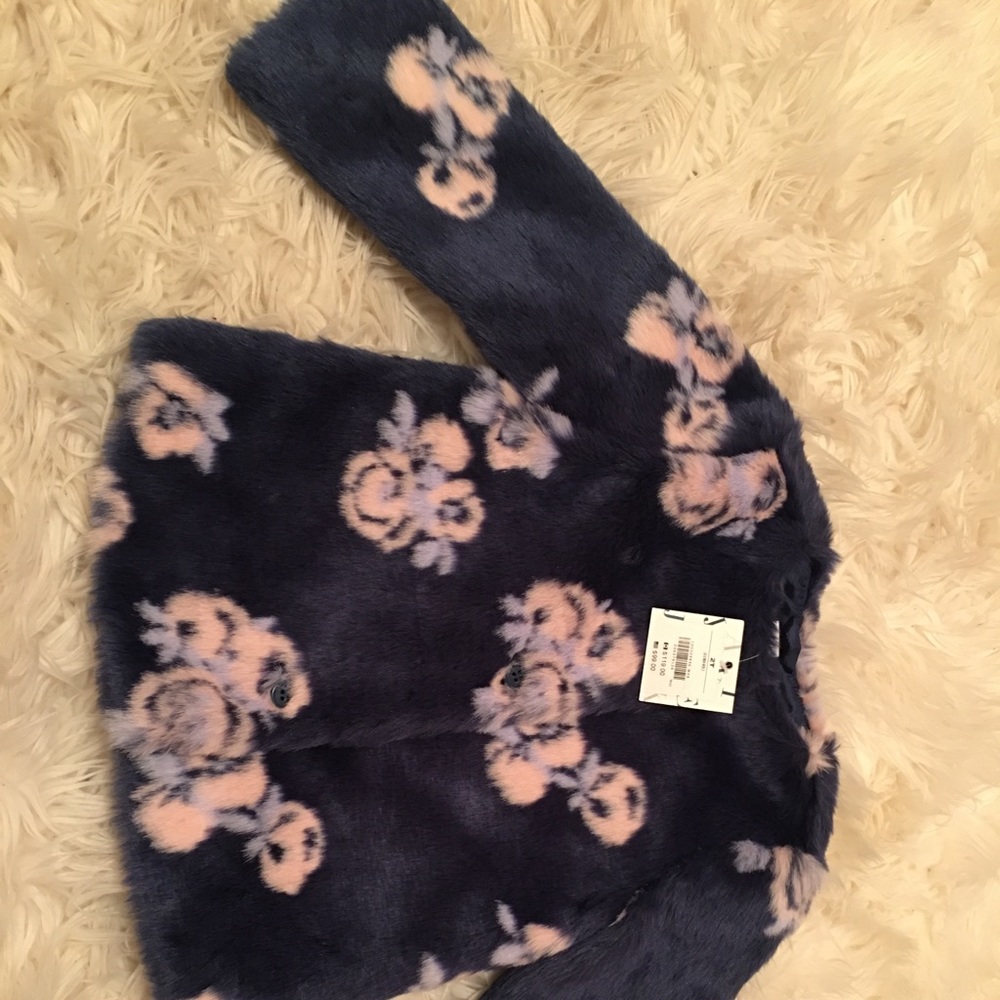 Janie & Jack fur coat